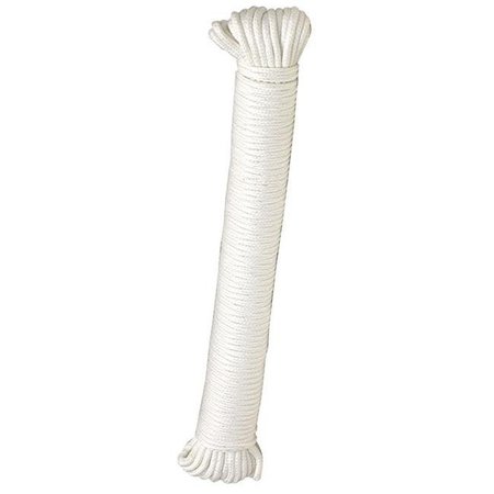 THE LEHIGH GROUP Lehigh Group .19in. X 100ft. White Synthetic Utility Cord  100LW 100LW